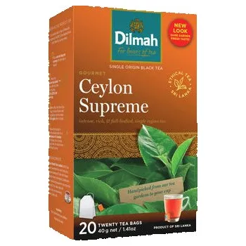 Nápoj Dilmah čaj černý Ceylon Supreme 20 × 2 g