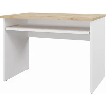 Psací stůl Nejlevnější nábytek Nejby Gianni, PC stůl, bílá / dub wotan