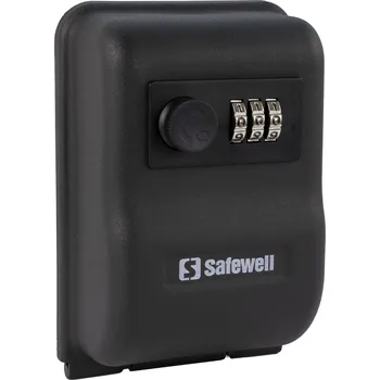 Železářství SAFEWELL Schránka na klíče černá