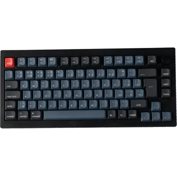 Klávesnice Keychron V1 Max Swappable RGB Backlight Red Switch - Black - Knob Version, CZ/SK