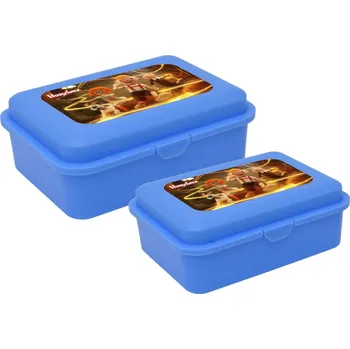 Svačinový box Sada svačinových boxů, 2 dílná, Hurvínek Muzeum modrý