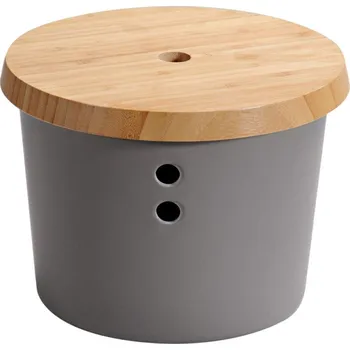 Dóza na potraviny Kesper Dóza z umělé hmoty s bambusovým víkem 19 × 15,5 cm