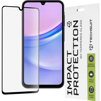 Techsuit - 111D Full Cover / Full Glue Glass - Samsung Galaxy A15 4G - černý