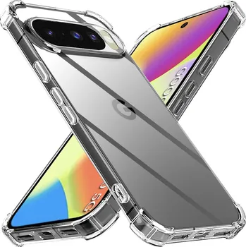 Pouzdro na mobilní telefon Techsuit - Kryt nárazuvzdorný čirý silikon - Google Pixel 10 Pro - čirý