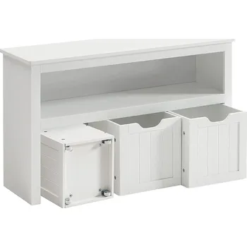 úložný prostor na hračky Dětský regál na hračky, 102 x 60 x 30 cm, bílý