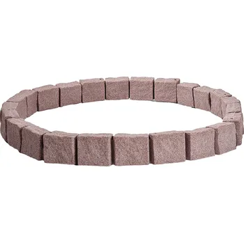 Zahradní obrubník Vevor Zahradní obrubník 46.8×3.9 in, flexibilní, s kotevními trny, hnědý