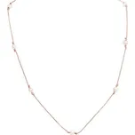 Agato Půvabný šňůrkový náhrdelník s říčními perlami HE47K3RG-LP