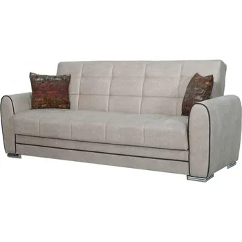 Pohovka Rozkládací pohovka s ÚP LAPALIO, barva světle béžová