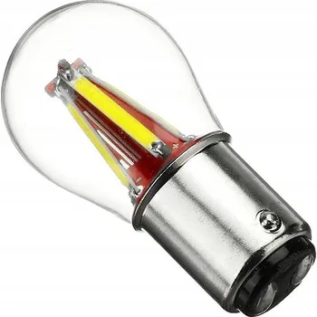 Povinná bezpečnostní výbava Rabel BAY15D 4 x COB filament P21/W5 bílá + stabilizátor