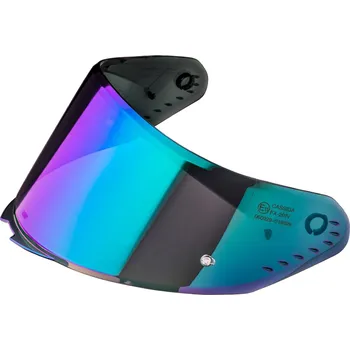Helma na motorku CASSIDA plexi pro přilby AERO s přípravou pro Pinlock (iridium REVO)