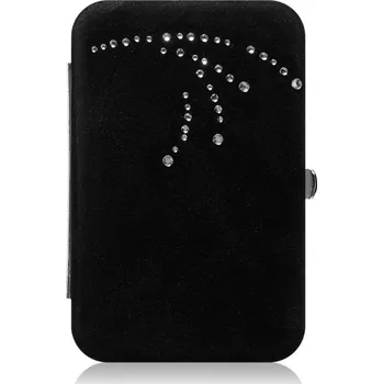 DuKaS Premium Line nůžky na nehty 1 ks + nůžky na nehtovou kůžičku 1 ks + skleněný pilník na nehty 1 ks + pinzeta šikmá 1 ks + pomůcka k zatlačení a odstranění nehtové kůžičky 1 ks + vidlička na nehtovou kůžičku 1 ks + oboustranný manikúrní nástroj 1 ks