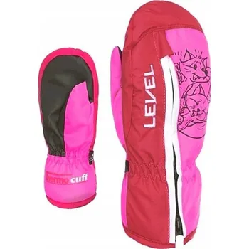 Rukavice Dětské zimní lyžařské rukavice LEVEL zateplené do sněhu, velikost 4-5 let