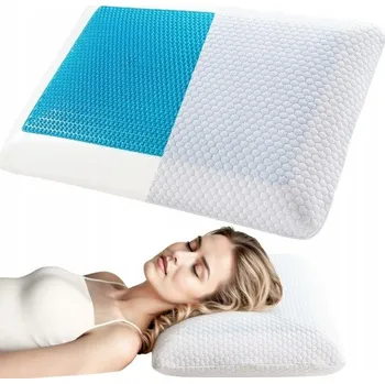 Polštář POLŠTÁŘ TERMOPLASTICKÝ CHLADICÍ PROFILOVANÝ POLŠTÁŘ NA SPANÍ GELOVÝ ORTOPEDICKÝ