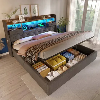 Postel Jednolůžková dřevěná postel Arhatreya 180x200 cm šedá