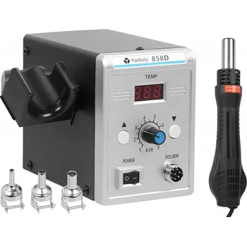 Páječka Svářečka plastů Horkovzdušná pájecí stanice 858D