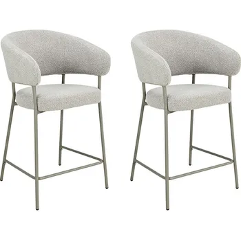 Barová židle Sada 2 ks barových židlí Elara cappuccino