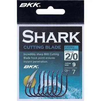 Rybářský háček BKK Chinu-R Shark Velikost 1/0 2 × 8 ks