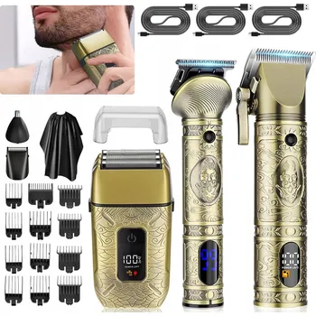 Holicí strojek PÁNSKÝ ZASTŘIHOVAČ VOUSŮ A VOUSŮ HOLICÍ STROJEK 3V1 SET