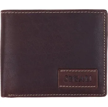 Peněženka SEGALI Pánská peněženka kožená 1166, hnědá