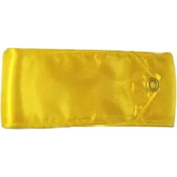 Stuha EFFEA Gymnastická stuha 6 m, bílo-žlutá