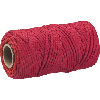 Železářství CONNEX PP pletená šňůra 8pramenná, 1,7 mm × 100 m, červená
