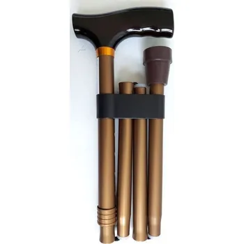 Sundo Skládací podpůrná hůl, výška 85 - 95 cm, bronzová matná