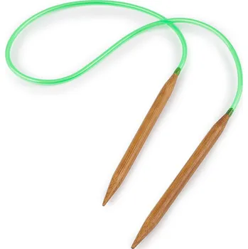 Jehlice Kruhové jehlice bambusové č. 9; 10; 12, malé, 1 (9 mm) bambus tmavý