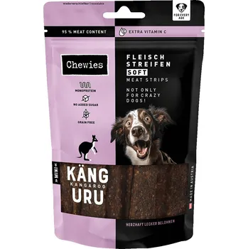 Pamlsek pro psa Chewies Fleischstreifen Soft Klokaní maso Mini 70 g