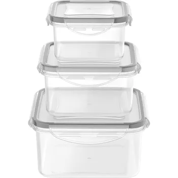 Dóza na potraviny Siguro Sada dóz na potraviny Fresh Keeper, 0,4 l + 0,7 l + 1,2 l, 3 kusy