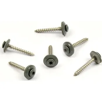 Vrut WT WINTECH Klempířský šroub + EPDM, Světle šedá RAL 7005 4,5 × 60 A2 200 ks