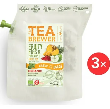 THE BREW COMPANY Ovocný čaj – Fruity Figs & Pineapple, Organic 3 ks