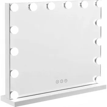 Zrcadlo Smart Lashes Hollywood zrcadlo s LED žárovkami Anastasia 62 × 80 × 12 cm