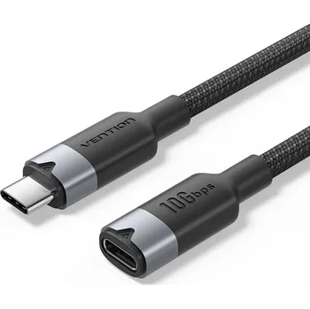 Datový kabel Vention USB 3.2 Type-C Extension Cable 0,5m Black