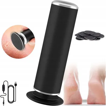 Elektrická frézka na nohy - Bruska na odstranění ztvrdlé kůže, 60 brusných kotoučů