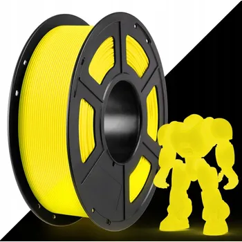 Filament Filament Anycubic PLA GLOW Žlutý 1 kg 1,75 mm SVÍTÍ VE TMĚ