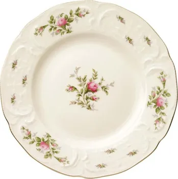 Talíř ROSENTHAL SANSSOUCI ELFENBEIN MOOSROSE NEU POLIERGOLD ROMANA, 26 cm