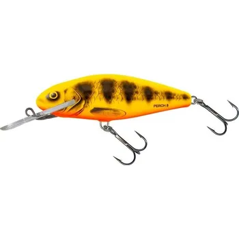 Salmo Wobler Perch Super Deep Runner 8 cm, 12 g Yellow Red Tiger