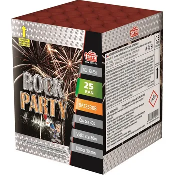 Ohňostroj - baterie výmetnic rock party 25ran