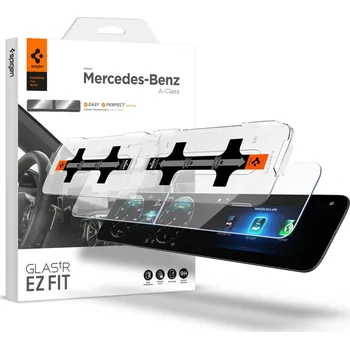 Příslušenství pro tablet Spigen Mercedes Benz Glass tR EZ Fit Crystal Clear Screen Protector 2 Pack A-Class 2021/2020