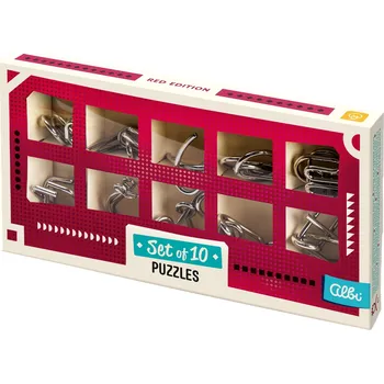 Hračka Set of 10 Puzzles - Red Edition