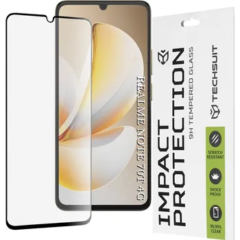 Techsuit - 111D Full Cover / Full Glue Glass - Realme Note 70T - černý