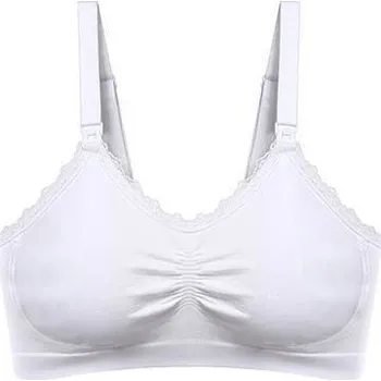 Těhotenská móda BabyOno Kojící podprsenka vel. E70-75, bílá