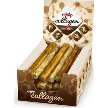 Pamlsek pro psa COBBYS PET AIKO Collagen stix L kachna a hovězí 25 cm/ 102-108 g