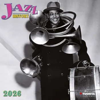 Diář TUSHITA Kalendář 2026 Jazz History
