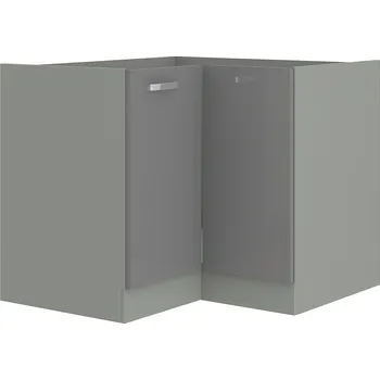 Komoda DRP dolní rohová skříňka GREY pravá