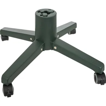 Stojánek na vánoční stromek Fééric Lights and Christmas, Kovový stojan na vánoční stromeček na kolečkách, 20 × 54 cm