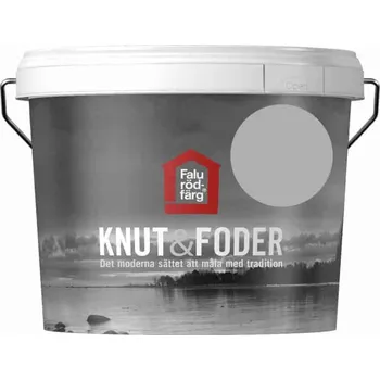 Lak na dřevo Falu Rödfärg Knut & Foder 1 l Světle šedá