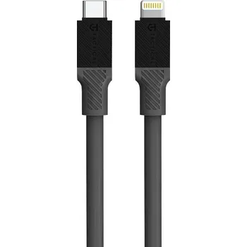 Datový kabel Tactical Fat Man Cable USB-C/Lightning 1m Grey
