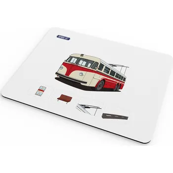 Podložka pod myš Dopravní svět Podložka pod myš, trolejbus T400