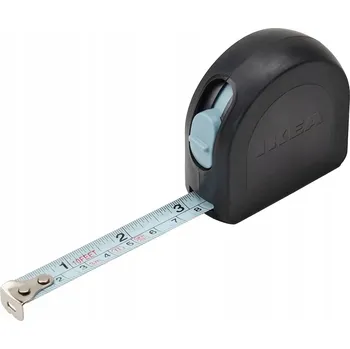 metr IKEA TRIXIG svinovací metr s kovovou páskou 300 cm (3 m)